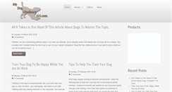Desktop Screenshot of mydogobedience101.com